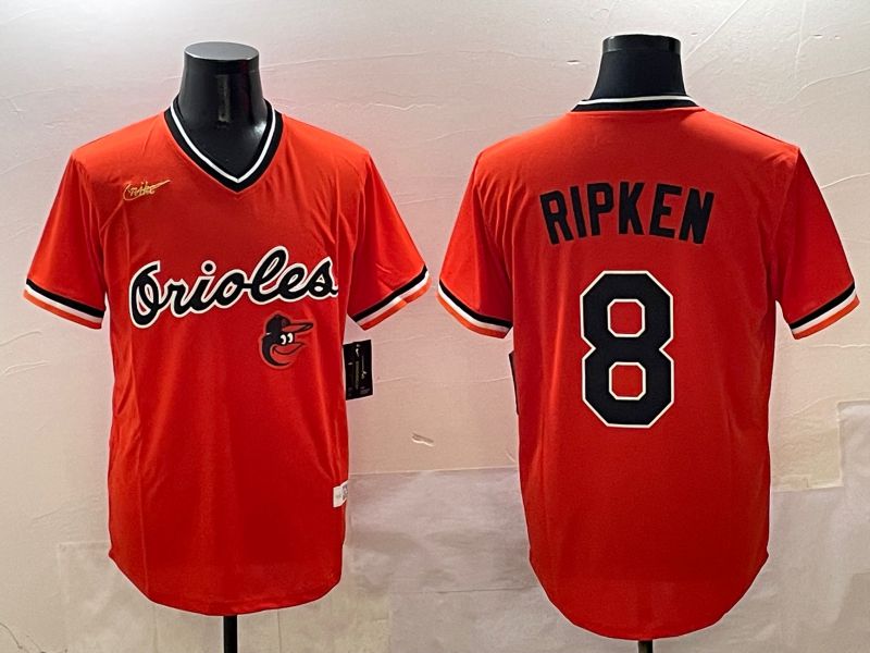 Men Baltimore Orioles #8 Ripken Orange Game Nike 2025 MLB Jersey style 4259